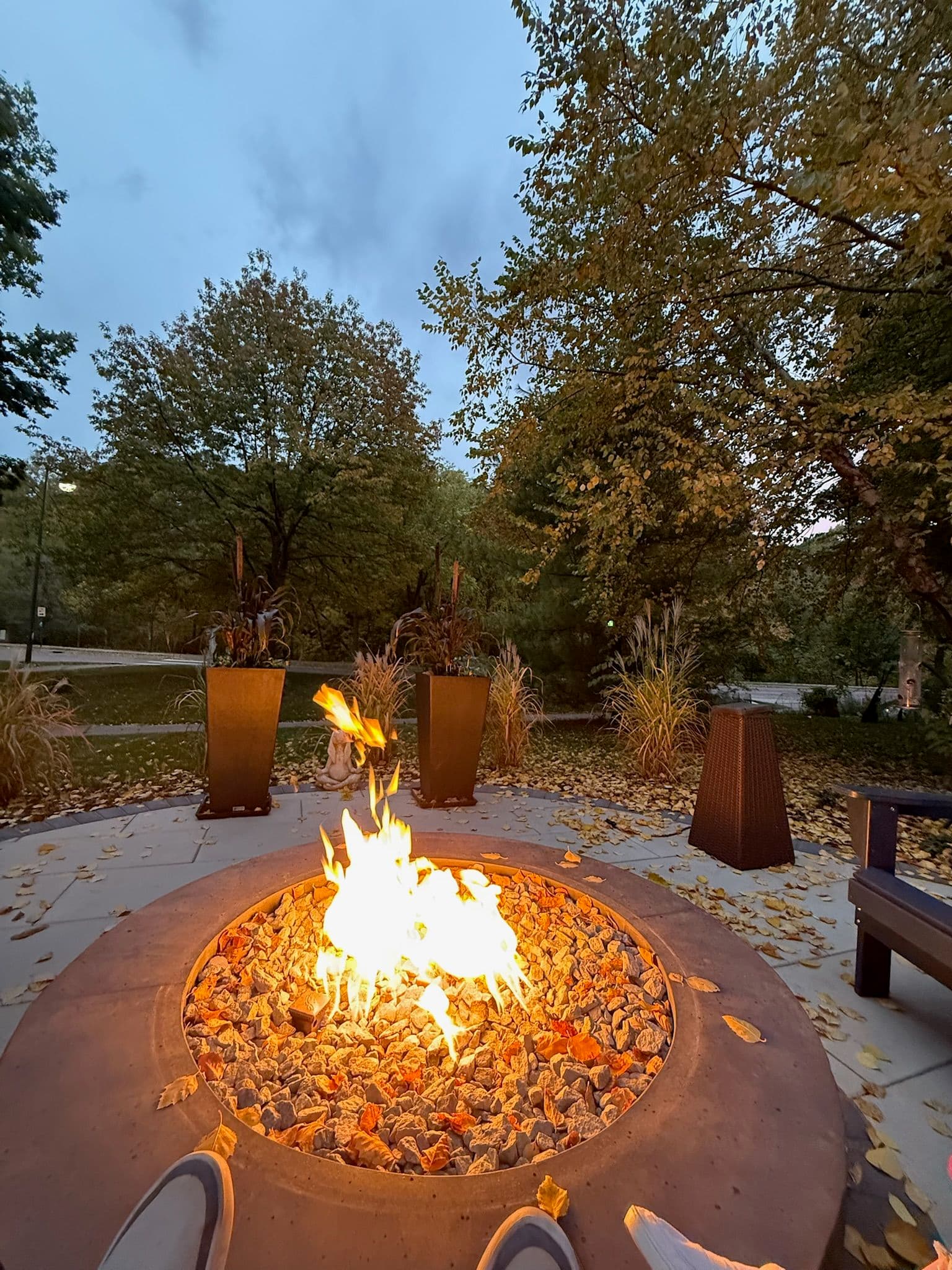 Cozy Paver Patio with Fire Pit in Minneapolis image