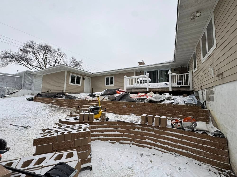 Gallery photos for Revamping Outdoor Living with New Retaining Wall in Stillwater: Image #4