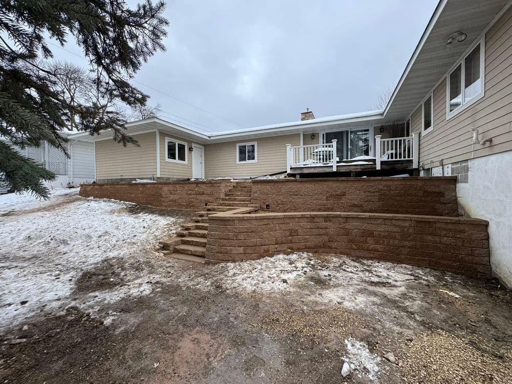 Revamping Outdoor Living with New Retaining Wall in Stillwater