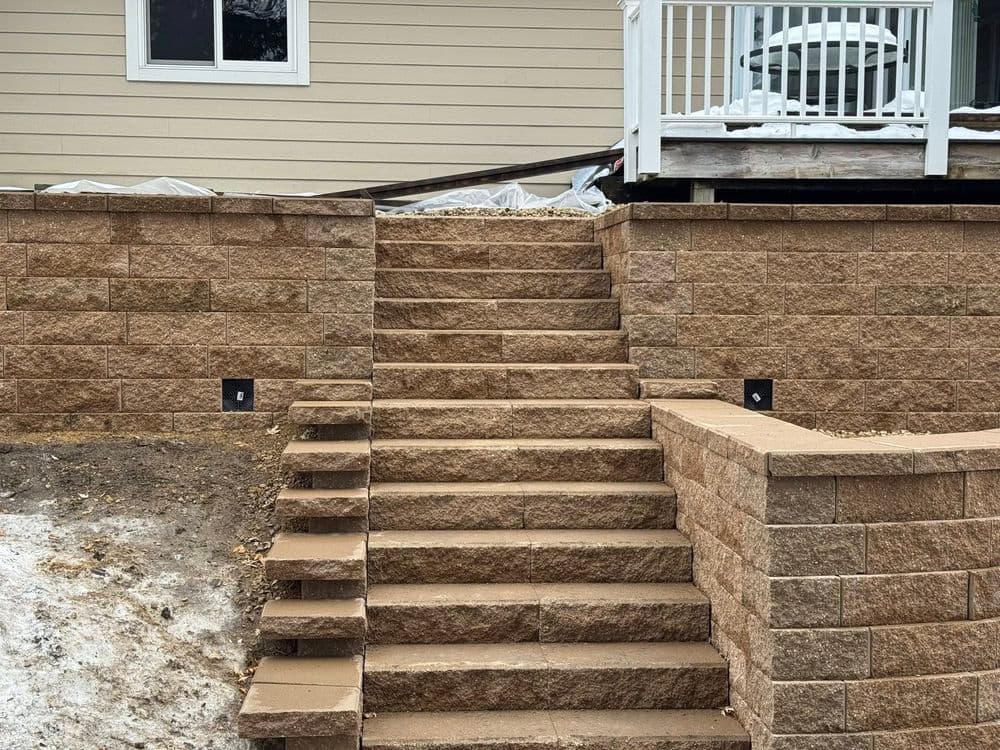 Gallery photos for Revamping Outdoor Living with New Retaining Wall in Stillwater: Image #1