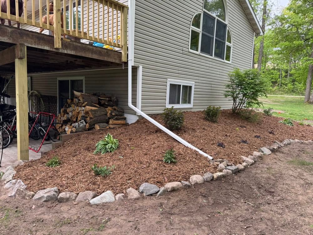Transforming Outdoor Spaces in Roseville MN with Mulch and Boulder Edging