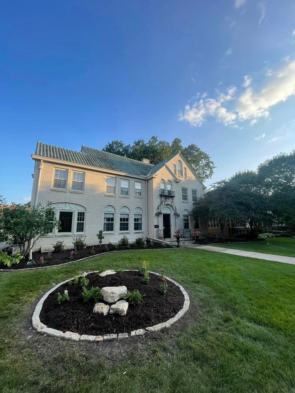 Beautiful Summit Avenue Home Landscape Renovation in St. Paul
