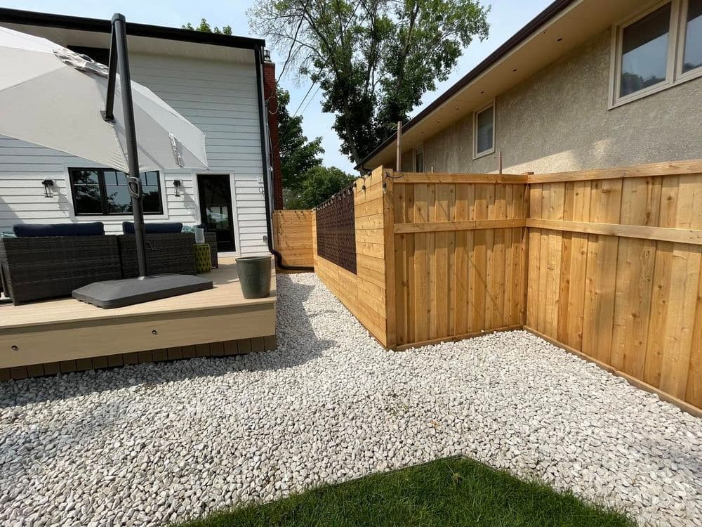 Gallery photos for Cedar Fence and Sleek Patio in St Anthony: Image #10