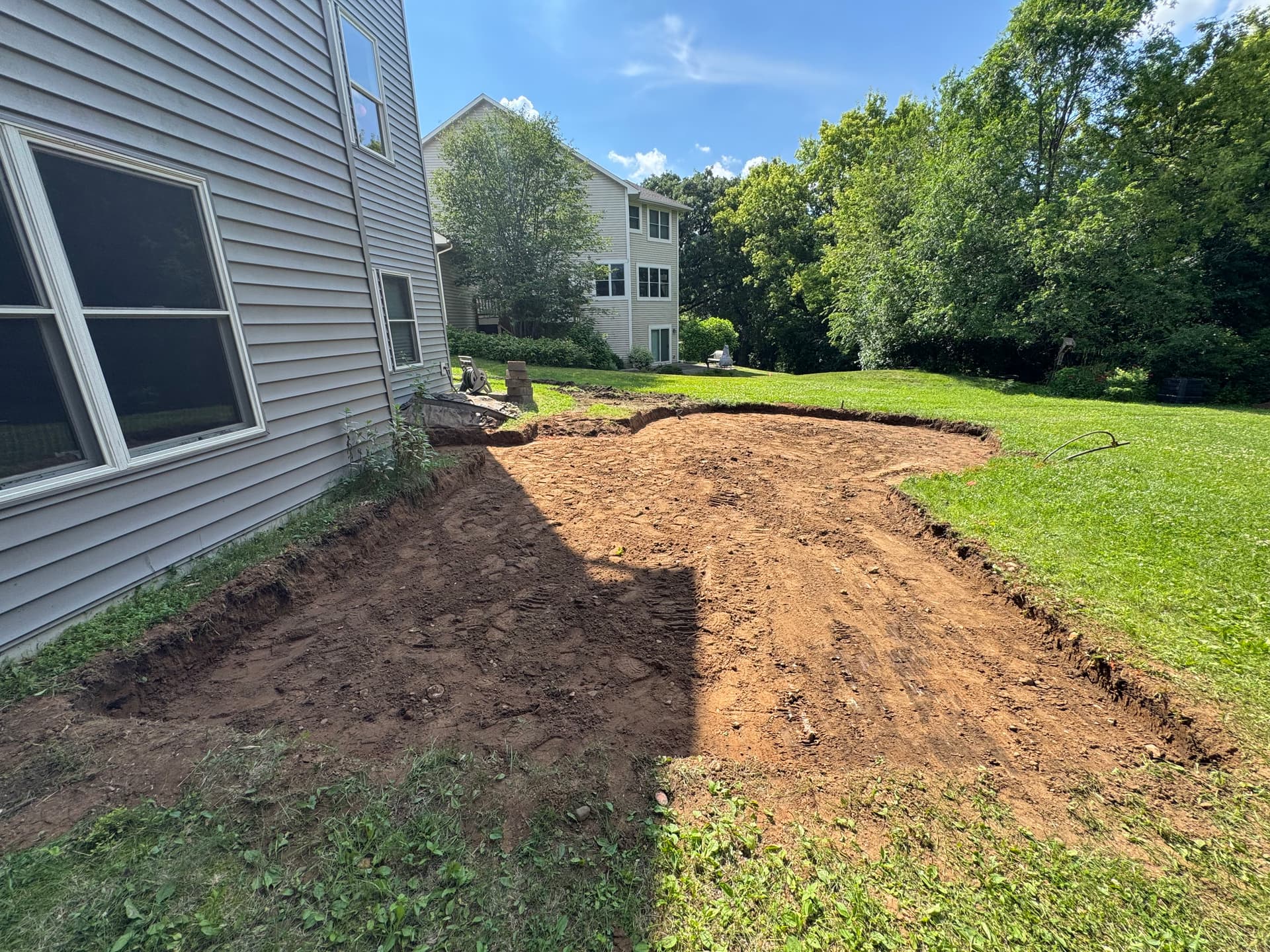 Gallery photos for Paver Patio Excavation Underway in Cottage Grove: Image #2