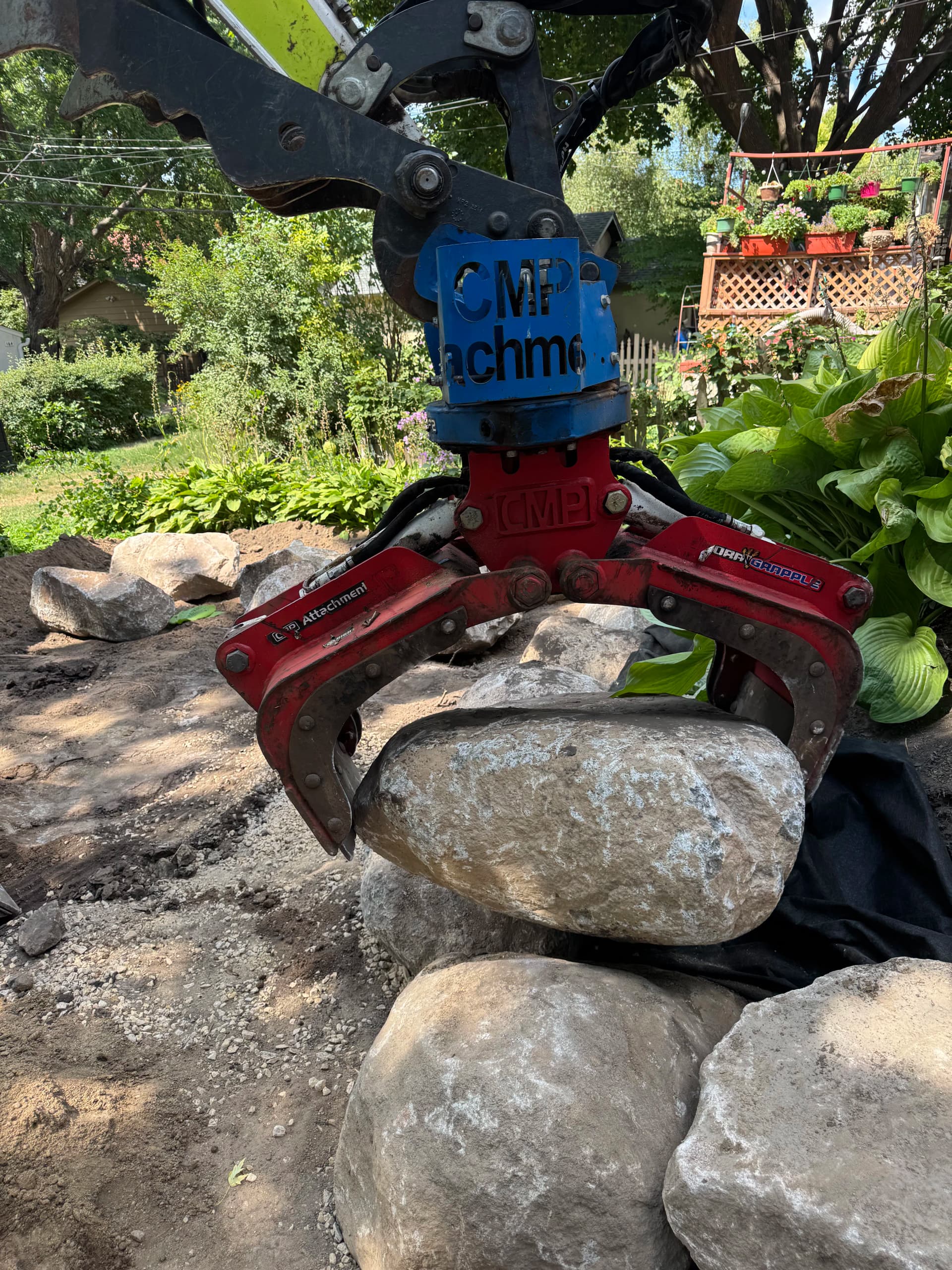 Gallery photos for Paver Patios, Boulder Walls, and Full Excavation - Nearly There: Image #7
