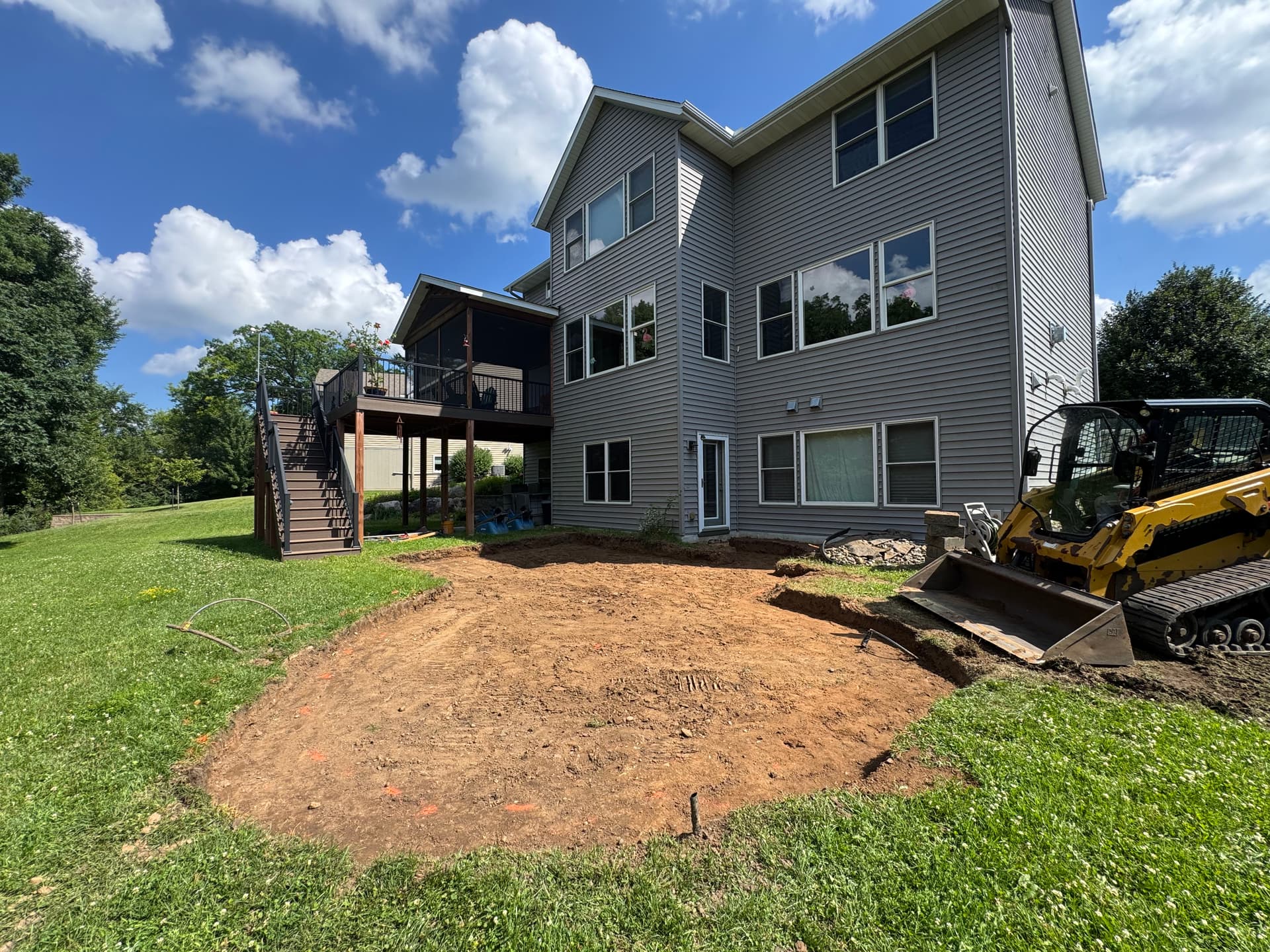 Gallery photos for Paver Patio Excavation Underway in Cottage Grove: Image #1