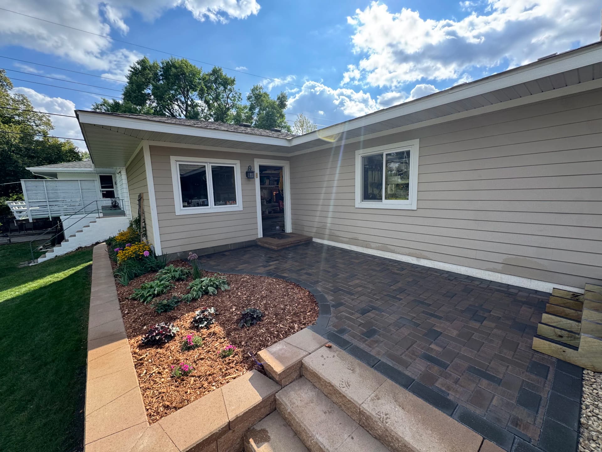 Gallery photos for Paver Patio and Retaining Wall Overhaul in Minneapolis: Image #1