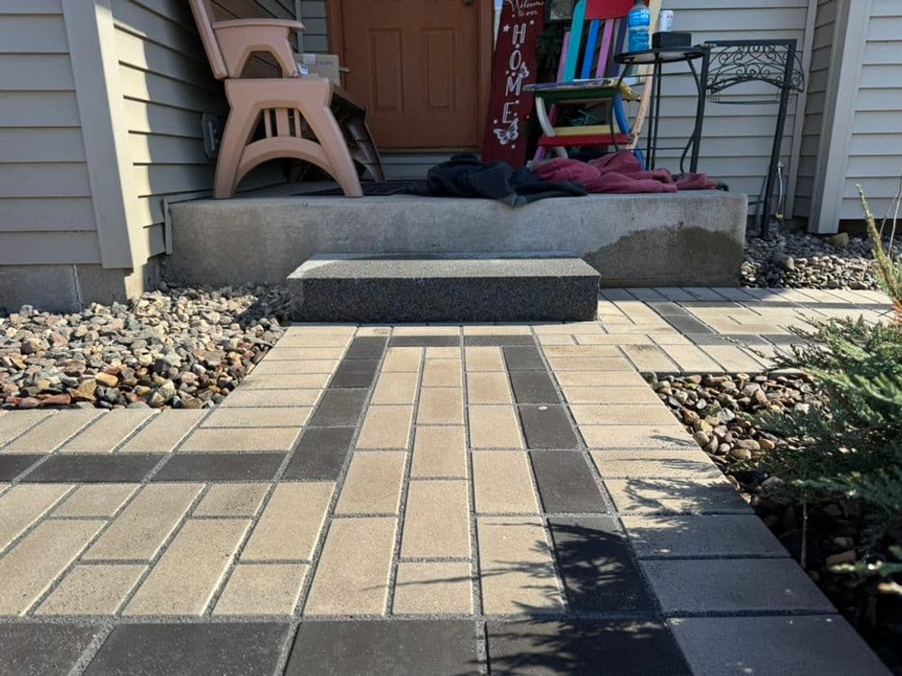 Gallery photos for Stunning Paver Walkway Transformation in Robbinsdale: Image #3